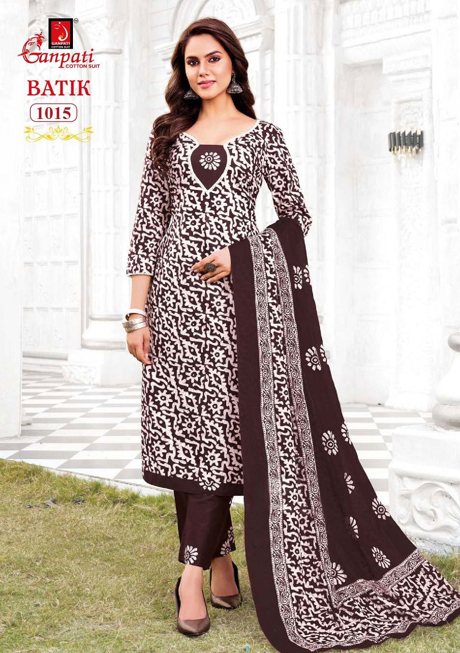 Batik Vol 10 By Ganpati Printed Cotton Kurti With Bottom Dupatta Orders In India
